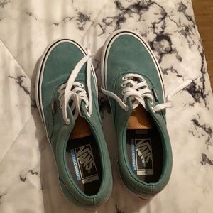 NEVER BEEN WORN Teal Lace Up Old Skool Vans